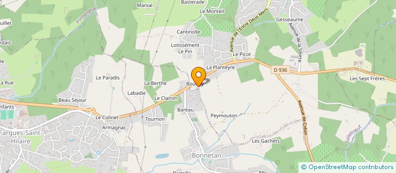 localisation de l'entreprise MADAME ANNA BASTIDE  SALLEBUF