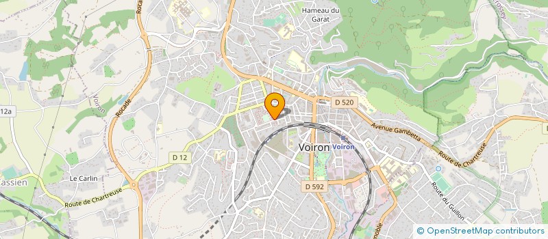 localisation de l'entreprise MADAME ANNA BAYON à VOIRON