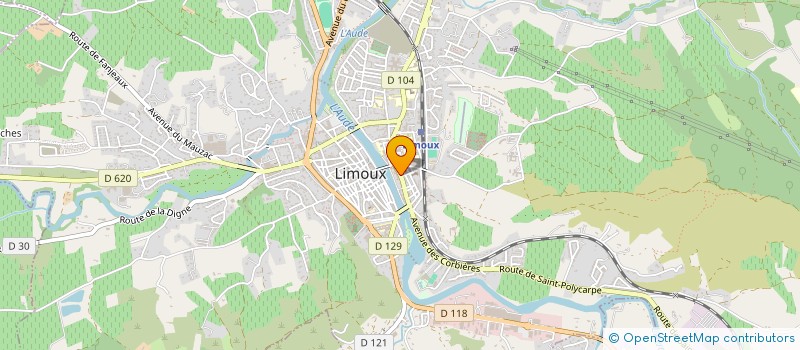 localisation de l'entreprise MADAME ANNA BERGEN à LIMOUX