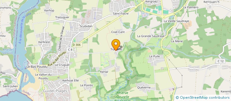 localisation de l'entreprise MADAME ANNA BERGER à GUIDEL