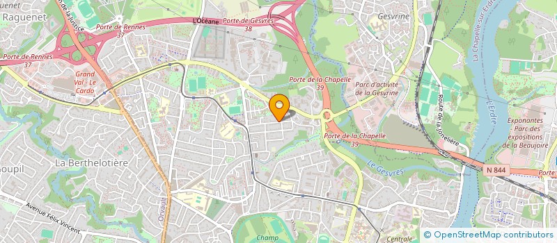 localisation de l'entreprise MADAME ANNA BERGS à NANTES