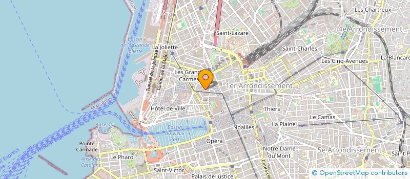 localisation de l'entreprise MADAME ANNA BERTIN à MARSEILLE
