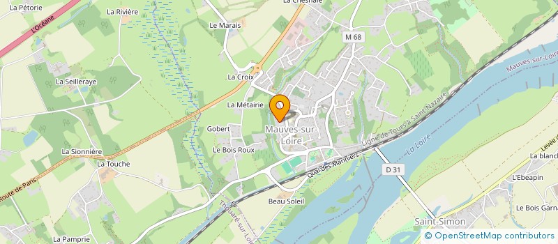 localisation de l'entreprise MADAME ANNA BETTS  MAUVES-SUR-LOIRE