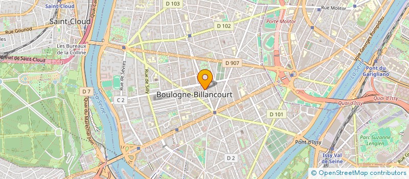 localisation de l'entreprise MADAME ANNA BITANE à BOULOGNE-BILLANCOURT