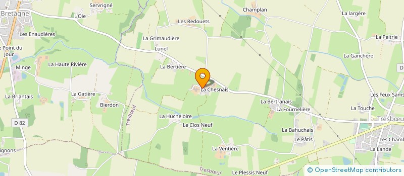 localisation de l'entreprise MADAME ANNA BONDARENKO  TRESBUF