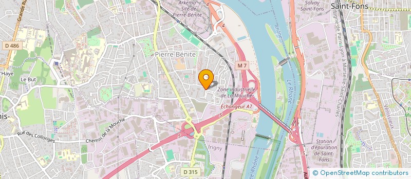 localisation de l'entreprise MADAME ANNA BOSC  OULLINS-PIERRE-BENITE