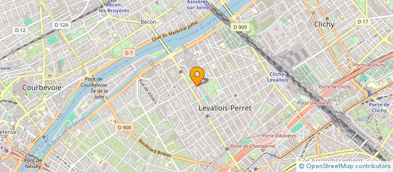 localisation de l'entreprise MADAME ANNA BOUKOBZA à LEVALLOIS-PERRET