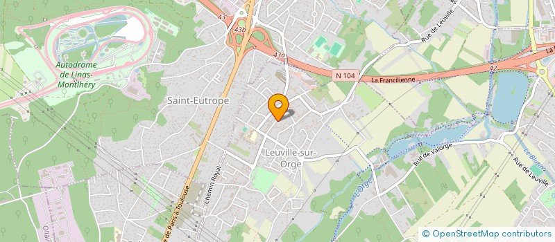 localisation de l'entreprise MADAME ANNA BOUR à LEUVILLE-SUR-ORGE