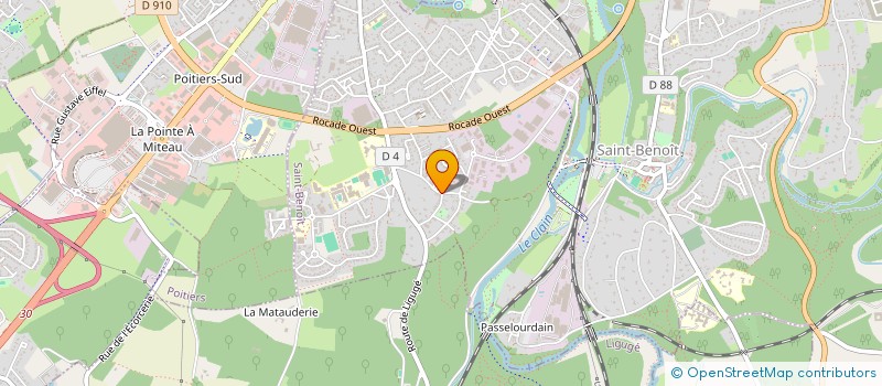 localisation de l'entreprise MADAME ANNA BRIDOUX  SAINT-BENOIT