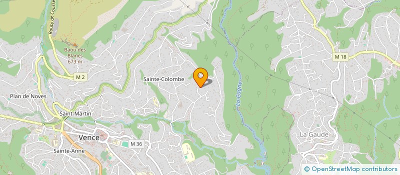 localisation de l'entreprise MADAME ANNA BROGI  VENCE