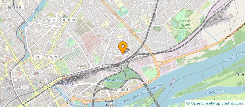 localisation de l'entreprise MADAME ANNA BRUN à NANTES