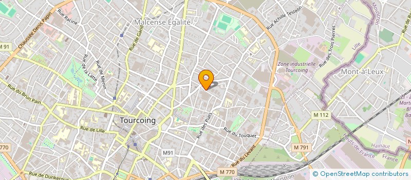 localisation de l'entreprise MADAME ANNA BRUYERE  TOURCOING