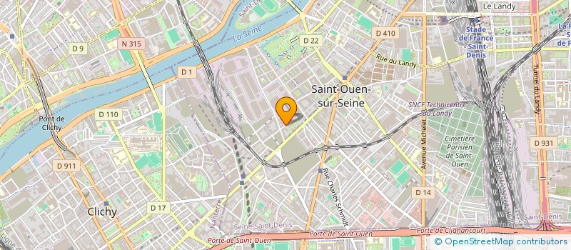 localisation de l'entreprise MADAME ANNA BUKLOVSKA à SAINT-OUEN-SUR-SEINE