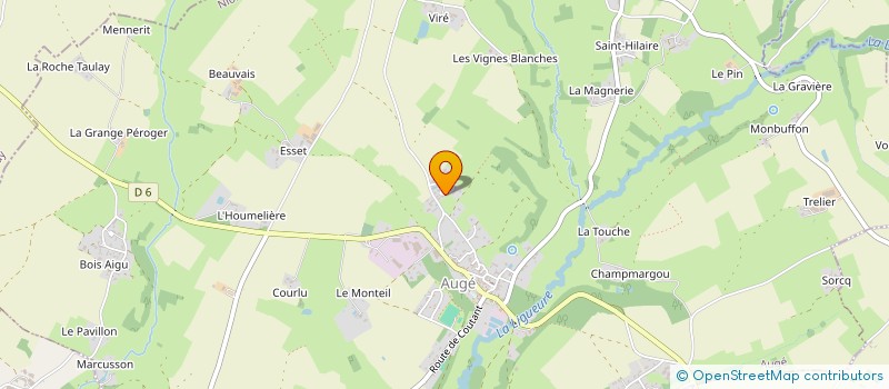 localisation de l'entreprise MADAME ANNA CAILLET  AUGE