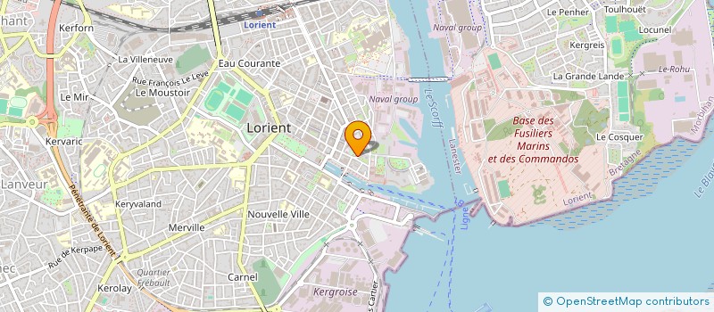 localisation de l'entreprise MADAME ANNA CAROLINE BOROWSKI à LORIENT
