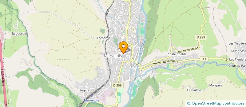 localisation de l'entreprise MADAME ANNA CASTELLANO CASTILLON  MARVEJOLS