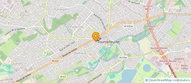localisation de l'entreprise MADAME ANNA CATARINA FERREIRA à TOURNEFEUILLE