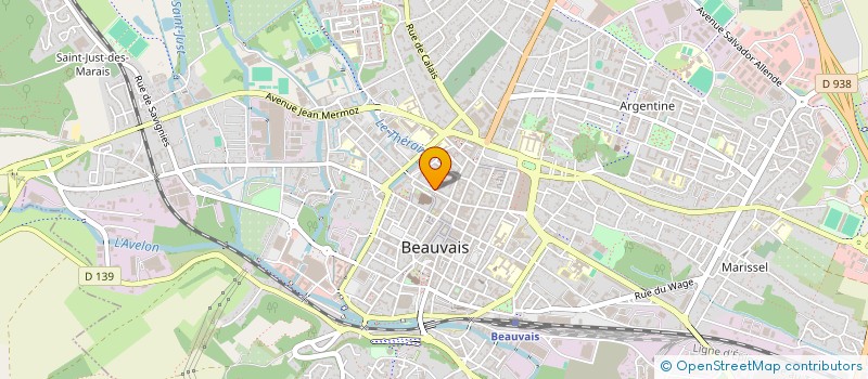 localisation de l'entreprise MADAME ANNA CATERINA RODRIGUES MIRANDA à BEAUVAIS