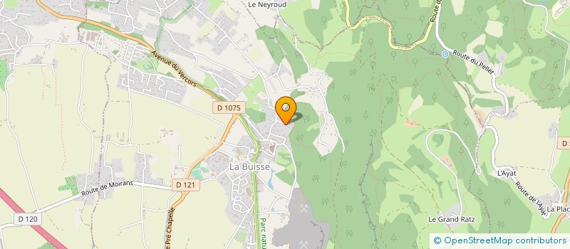 localisation de l'entreprise MADAME ANNA CHALAYE  LA BUISSE