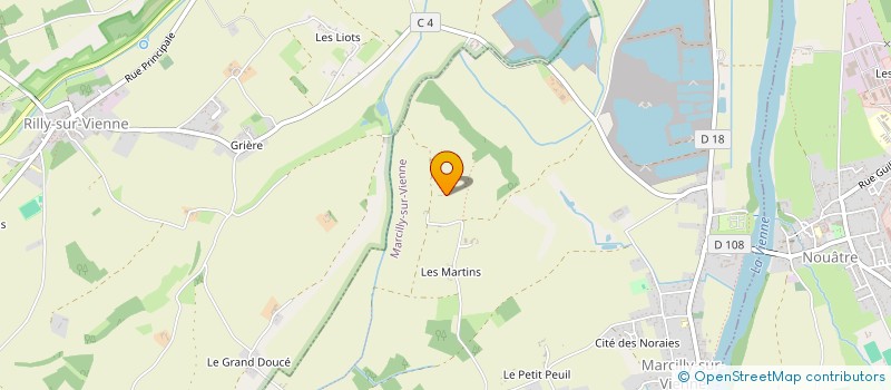 localisation de l'entreprise MADAME ANNA CHAVIGNY  MARCILLY-SUR-VIENNE