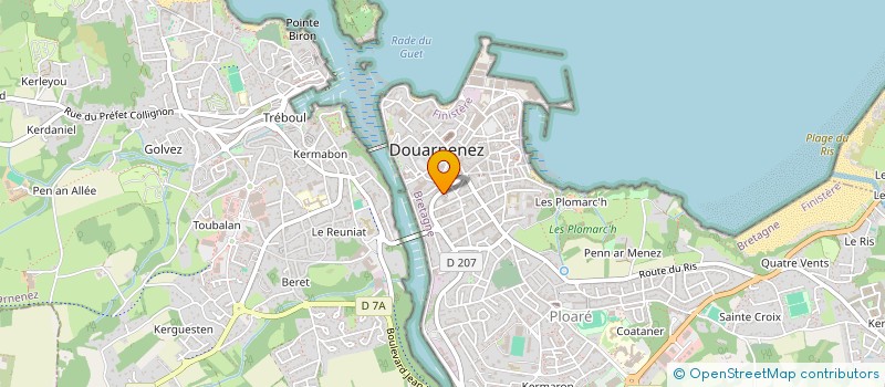localisation de l'entreprise MADAME ANNA CHEMIN à DOUARNENEZ