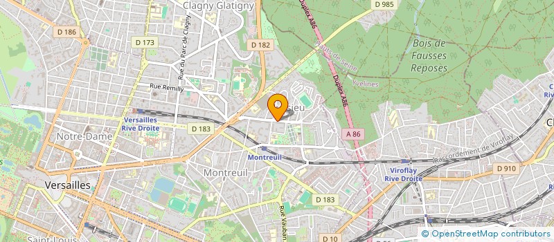localisation de l'entreprise MADAME ANNA CHEN à VERSAILLES