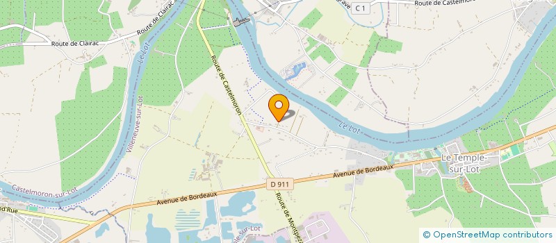 localisation de l'entreprise MADAME ANNA CHRISTINA NUNES  LE TEMPLE-SUR-LOT