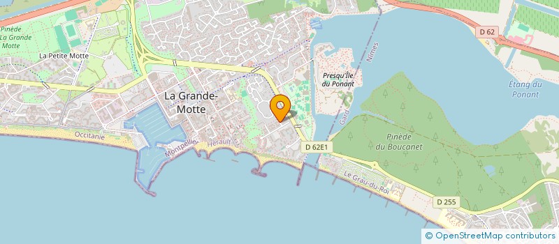 localisation de l'entreprise MADAME ANNA-CHRISTINA ZUEL  LA GRANDE-MOTTE