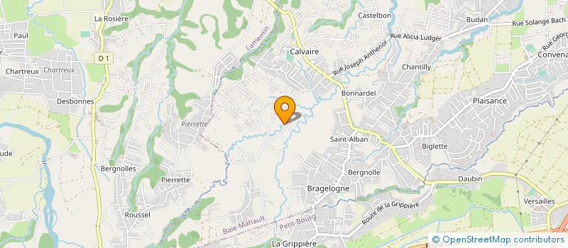 localisation de l'entreprise MADAME ANNA CLARKE  BAIE-MAHAULT