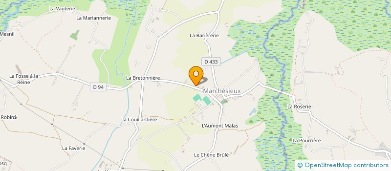 localisation de l'entreprise MADAME ANNA CLEROT à LA FEUILLIE