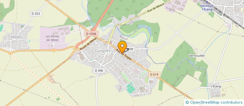 localisation de l'entreprise MADAME ANNA COELHO à GUIGNES