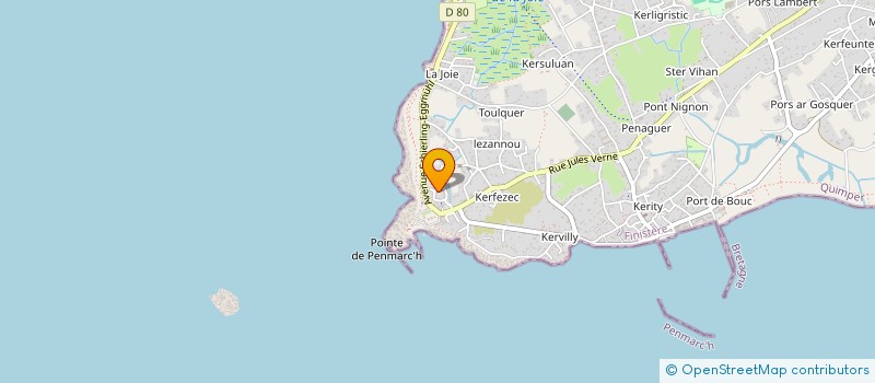 localisation de l'entreprise MADAME ANNA COFFIN  PENMARCH