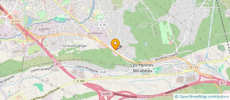 localisation de l'entreprise MADAME ANNA COGNO à LES PENNES-MIRABEAU
