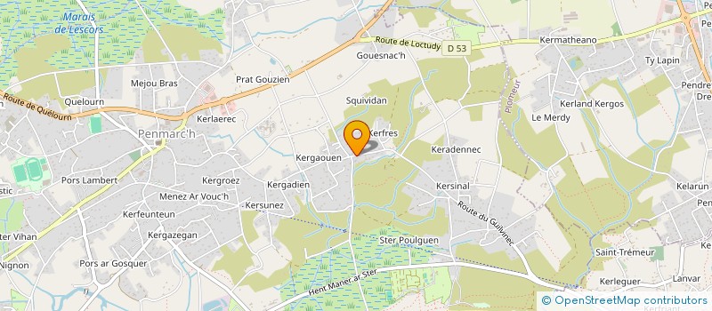 localisation de l'entreprise MADAME ANNA COIC  PENMARCH