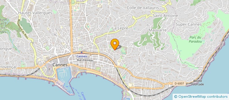 localisation de l'entreprise MADAME ANNA COLTRI à CANNES