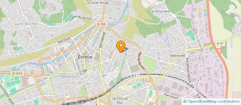 localisation de l'entreprise MADAME ANNA CONTI à EVREUX