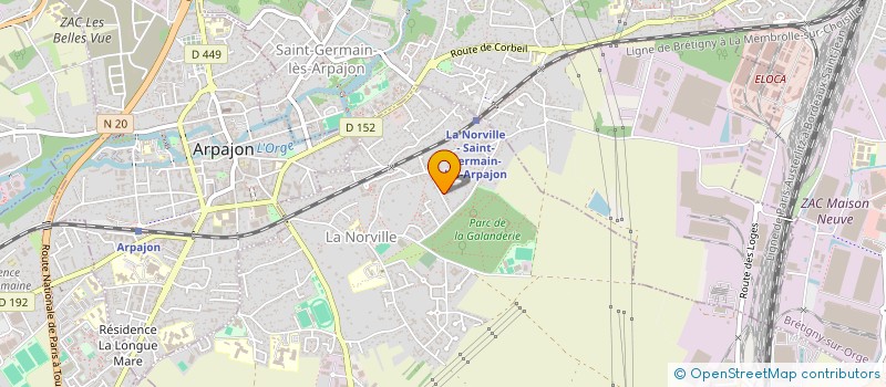 localisation de l'entreprise MADAME ANNA CWIK à ARPAJON
