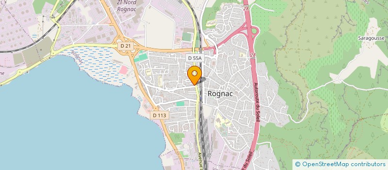 localisation de l'entreprise MADAME ANNA D ANGELO  ROGNAC