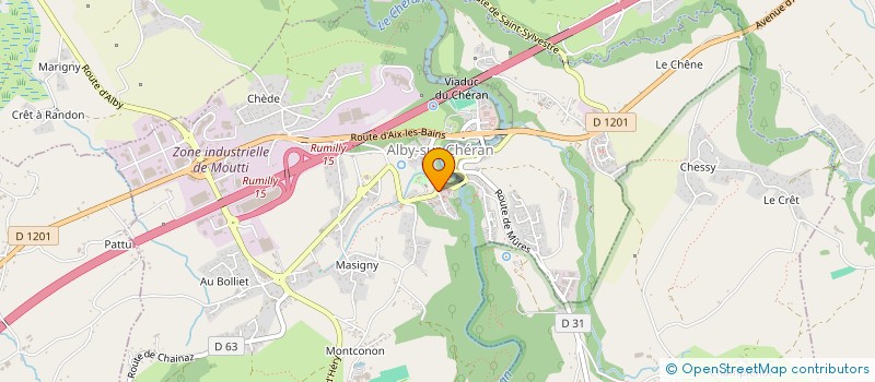 localisation de l'entreprise MADAME ANNA DA COSTA  ALBY-SUR-CHERAN