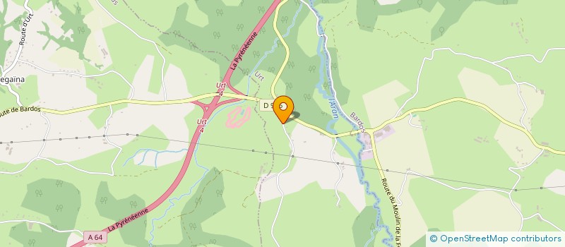 localisation de l'entreprise MADAME ANNA DABANCAZE  URT