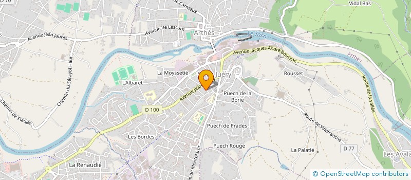 localisation de l'entreprise MADAME ANNA DAID  SAINT-JUERY