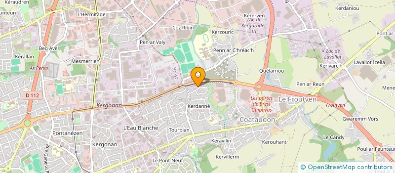 localisation de l'entreprise MADAME ANNA DE FRANCE  GUIPAVAS