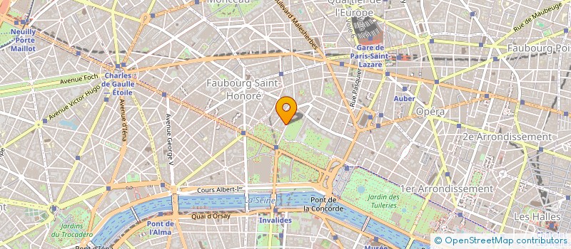 localisation de l'entreprise MADAME ANNA DE ROTHSCHILD  PARIS