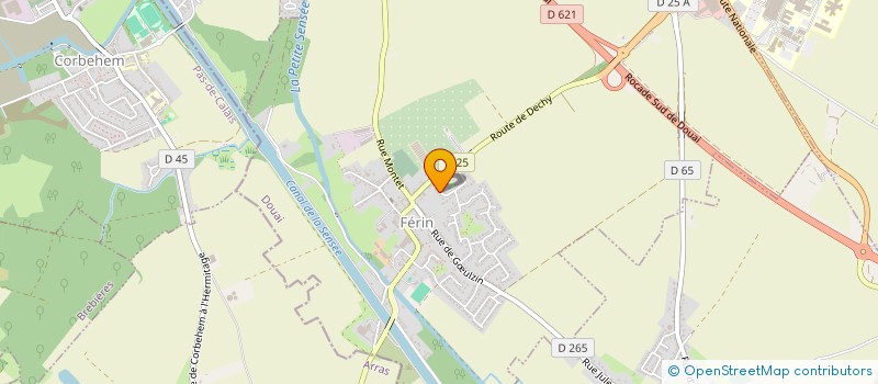 localisation de l'entreprise MADAME ANNA DELLA VEDOVA  FERIN