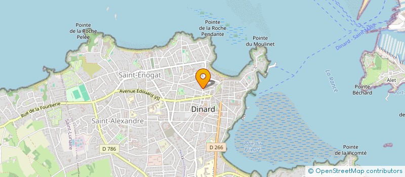 localisation de l'entreprise MADAME ANNA DELOFFRE  DINARD