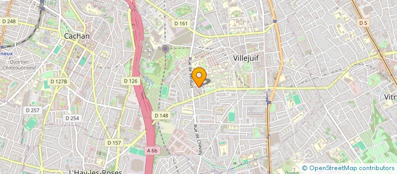 localisation de l'entreprise MADAME ANNA DENISSOVA  VILLEJUIF