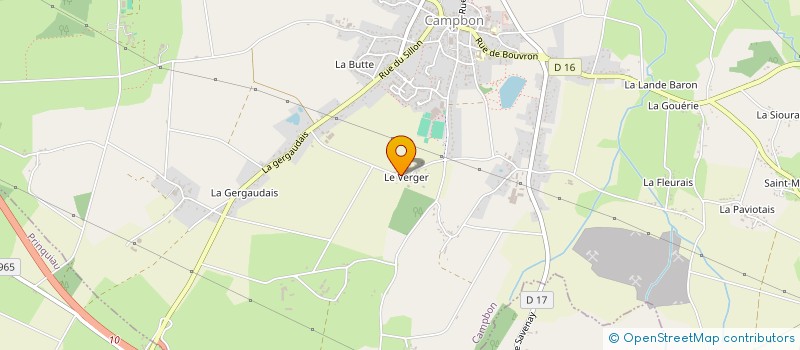 localisation de l'entreprise MADAME ANNA DERRIEN  CAMPBON