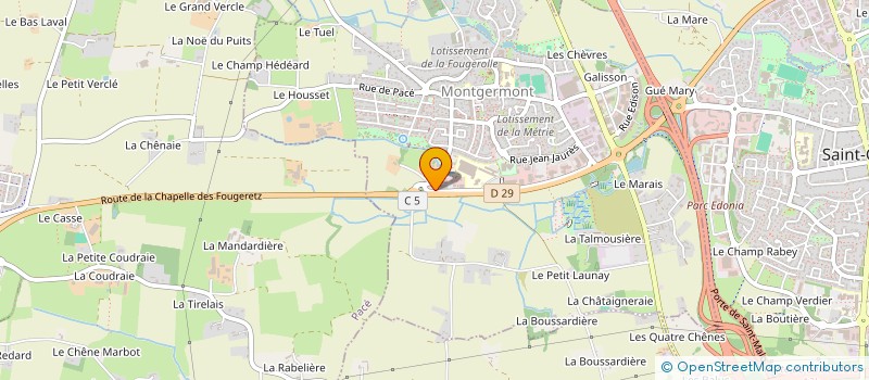 localisation de l'entreprise MADAME ANNA DESLANDES  MONTGERMONT