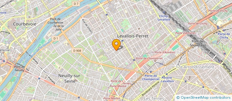 localisation de l'entreprise MADAME ANNA DESMARAIS  LEVALLOIS-PERRET