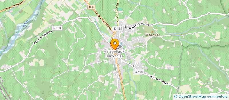 localisation de l'entreprise MADAME ANNA DIASPARRA  MIRABEL-AUX-BARONNIES